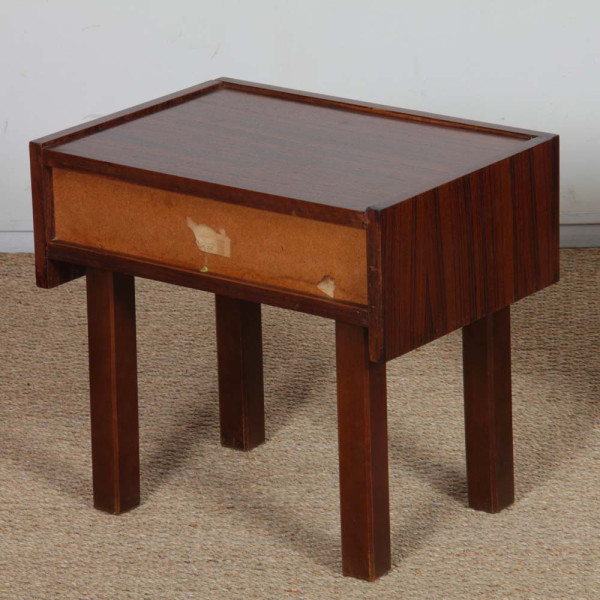 Pair of vintage 1960s wooden bedside tables - 