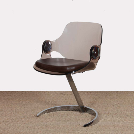 Vintage chair in the style of Boric Tabacoff, 1970 - 