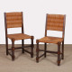 Paire de chaises dans le goût de Charles Dudouyt, 1950 - 