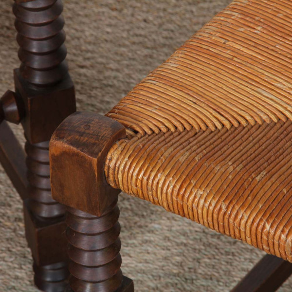 Paire de chaises dans le goût de Charles Dudouyt, 1950 - 