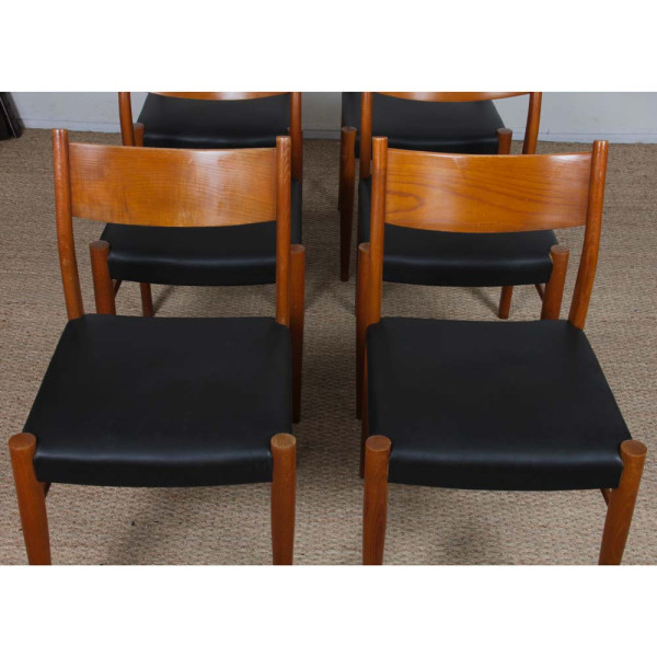Suite de 6 chaises éditées par Consorzio Sedie Friuli, 1960 - 