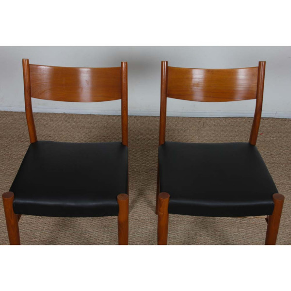 Suite of 6 chairs published by Consorzio Sedie Friuli, 1960 - 