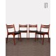 Set of 4 vintage Scandinavian chairs, 1960s - Scandinavian design