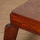 Table basse en chêne, travail français des années 1950 - 