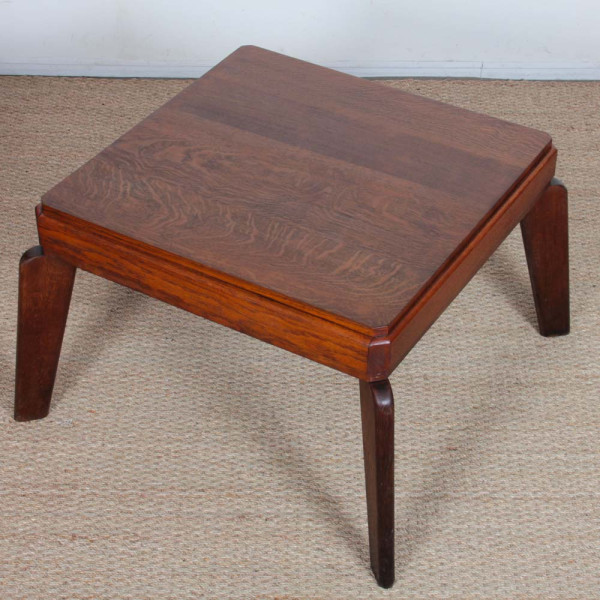 Oak coffee table, French craftsmanship from the 1950s - 