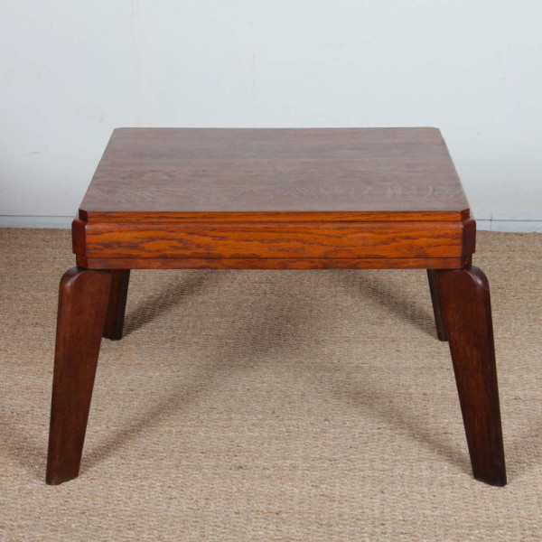 Oak coffee table, French craftsmanship from the 1950s - 
