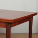 Table de repas rectangulaire extensible en teck, 1970 - 