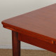 Extendable rectangular teak dining table, 1970 - 