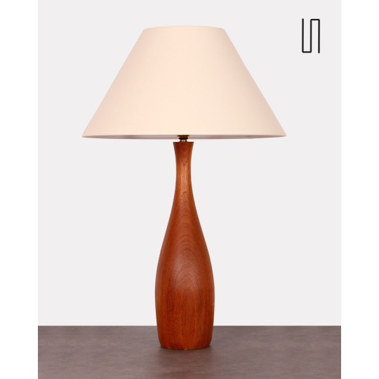 Large Scandinavian teak lamp, 1960s - Scandinavian design