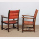 Pair of armchairs in the taste of Charles Dudouyt, 1950 - 