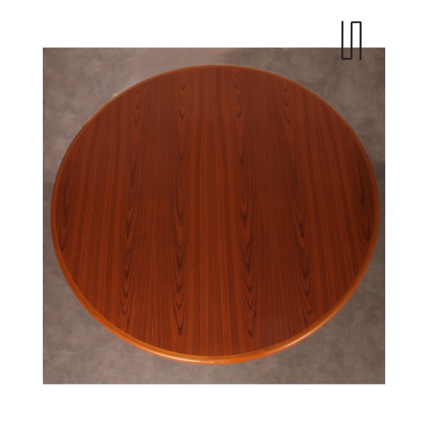 Round dining table, vintage Scandinavian design, 1960s - Scandinavian design