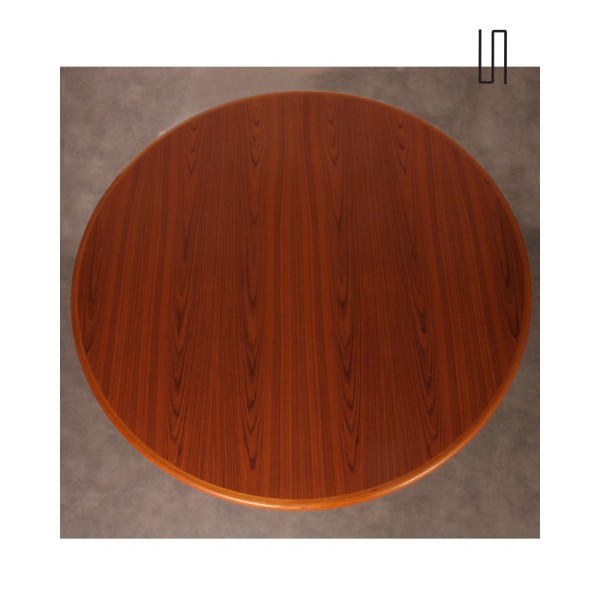 Round dining table, vintage Scandinavian design, 1960s - Scandinavian design