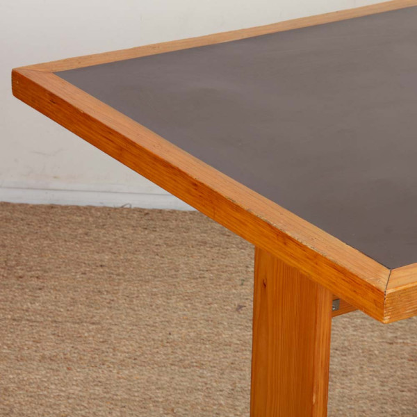 Rectangular pine dining table, 20th century work - 
