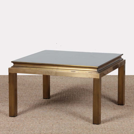 Table basse carrée par Guy Lefevre pour Maison Jansen, 1970 - 