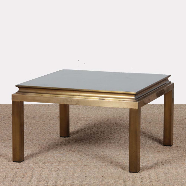 Table basse carrée par Guy Lefevre pour Maison Jansen, 1970 - 