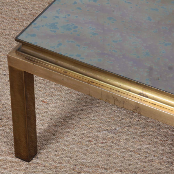 Square coffee table by Guy Lefevre for Maison Jansen, 1970 - 