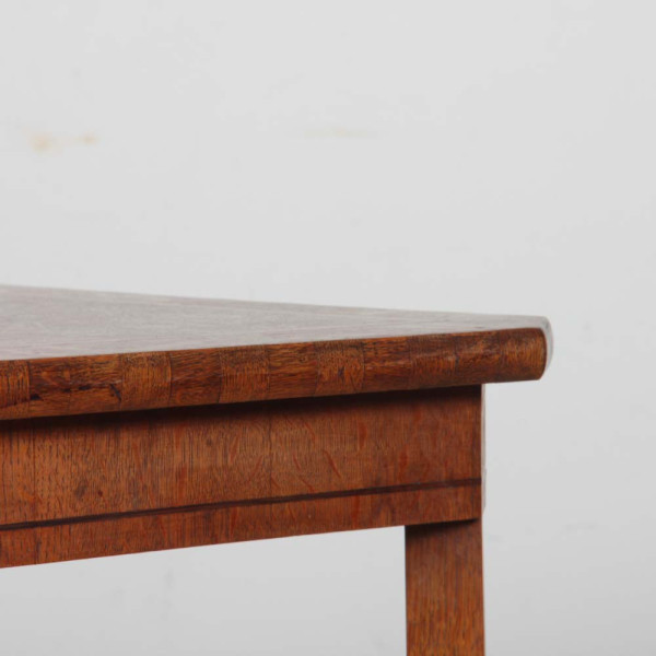 Square marquetry game table, early 20th century - 