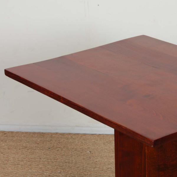 Table haute en bois, travail français des années 1940 - 