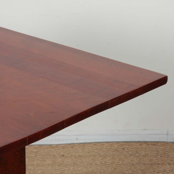 Table haute en bois, travail français des années 1940 - 