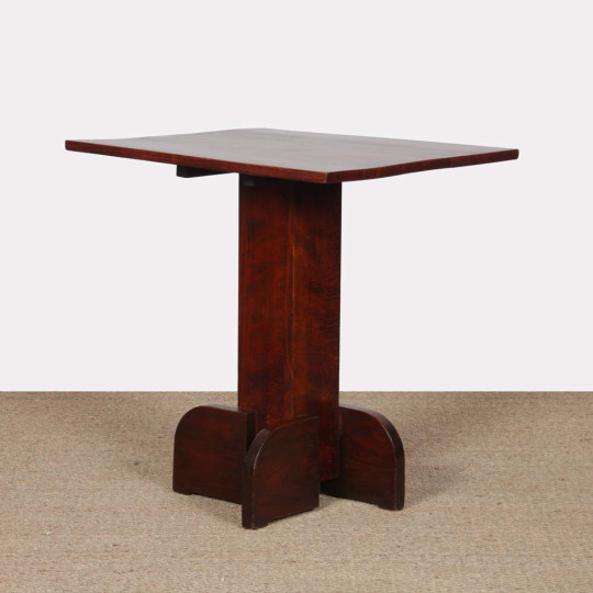 High wooden table, French craftsmanship from the 1940s - 