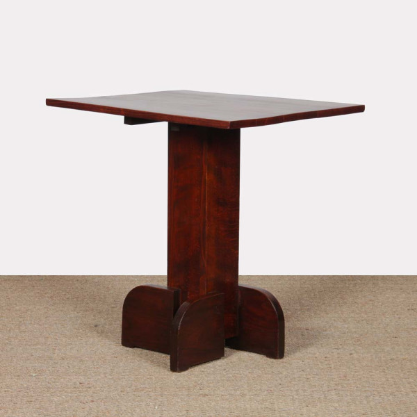 High wooden table, French craftsmanship from the 1940s - 