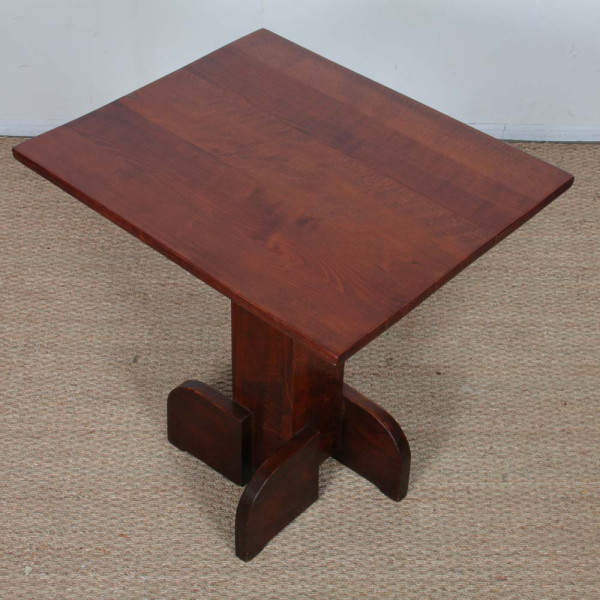 High wooden table, French craftsmanship from the 1940s - 