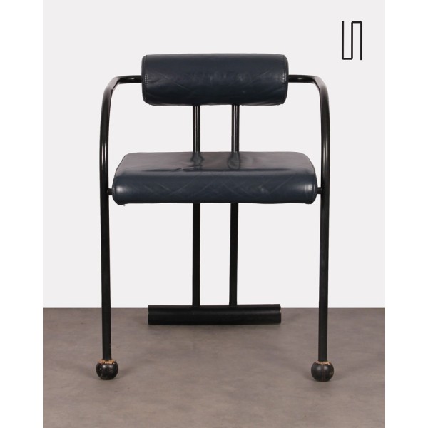 Vintage armchair, postmodern design, 1980s - Post-modern design