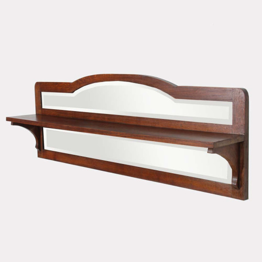 Mirror in the shape of a shelf, early 20th-century piece - 