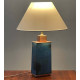 Lampe à poser en métal émaillé des années 1950 - 