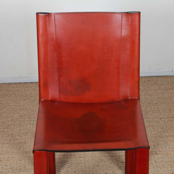 Ensemble de 8 chaises par Carlo Bartoli pour Matteo Grassi, 1980 - 