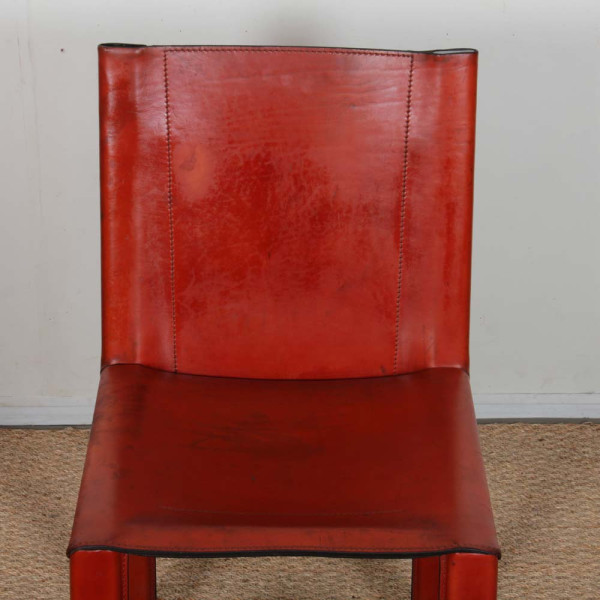Ensemble de 8 chaises par Carlo Bartoli pour Matteo Grassi, 1980 - 