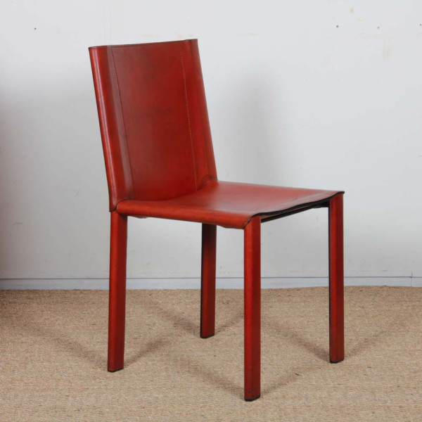 Ensemble de 8 chaises par Carlo Bartoli pour Matteo Grassi, 1980 - 