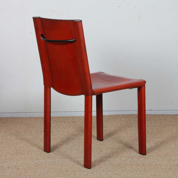 Ensemble de 8 chaises par Carlo Bartoli pour Matteo Grassi, 1980 - 