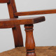 A pair of armchairs in oak and rope, French craftsmanship from the 1940s - 