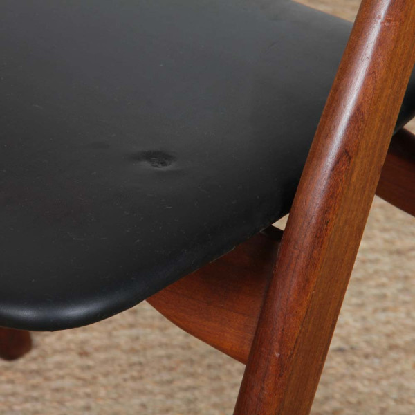 Paire de chaises par Henning Kjaernulf pour Boltinge Stolefabrik, 1960 - Design Scandinave