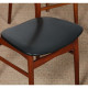 Suite de 4 chaises vintage en bois de style scandinave, 1960 - Design Scandinave