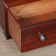 Large Art Deco mahogany chest of drawers from the 1940s - 