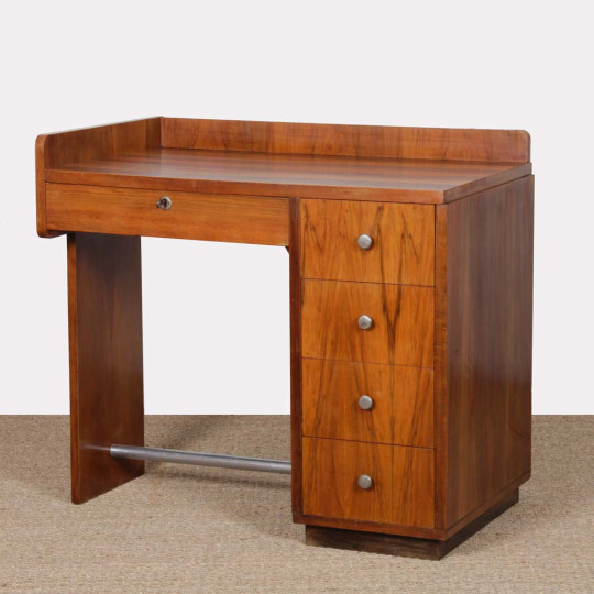 Petit bureau moderniste, travail français des années 1940 - 