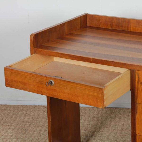 Petit bureau moderniste, travail français des années 1940 - 