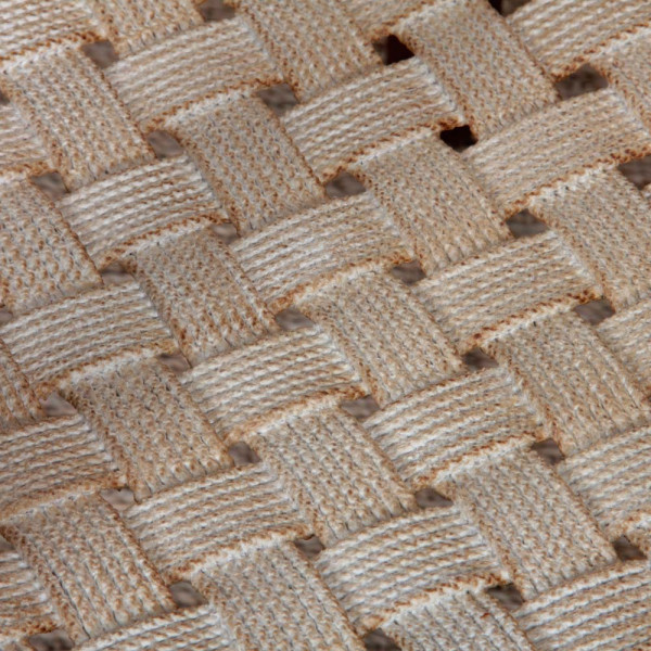 Fauteuil en chêne massif et corde, travail du XXe siècle - 