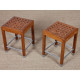Paire de tabourets par Hippolyte Thomasson, circa 1940 - 