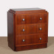 Commode Art déco en noyer, travail français, circa 1930-1940 - 