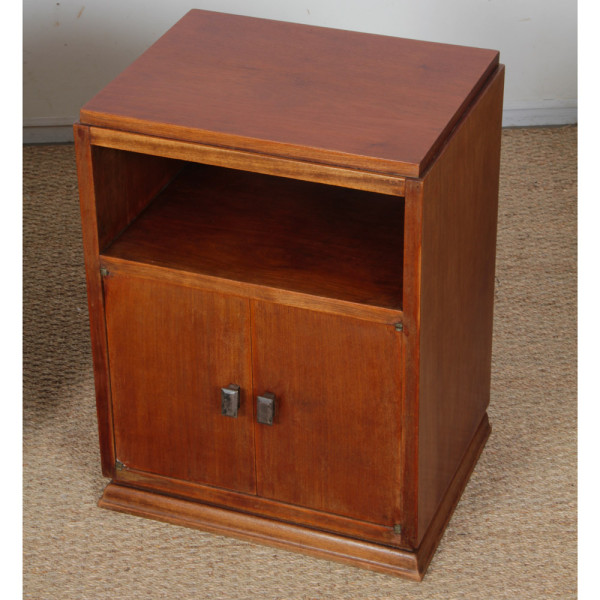 Pair of wooden bedside tables, French craftsmanship from the 1940s - 