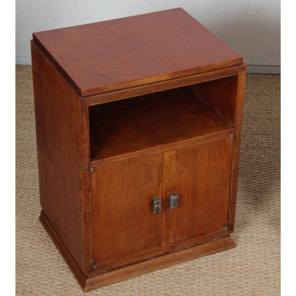 Pair of wooden bedside tables, French craftsmanship from the 1940s - 