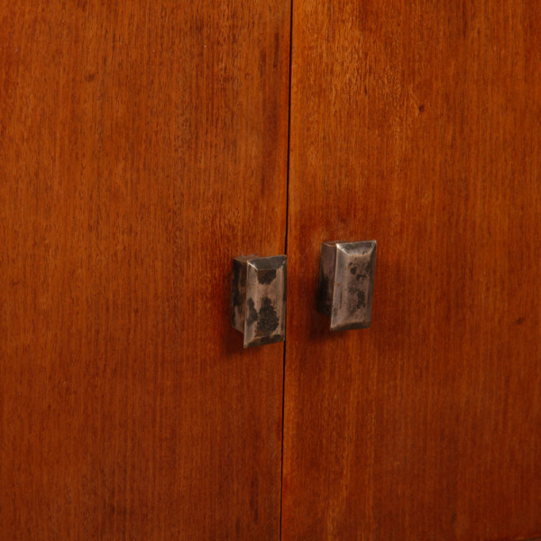 Pair of wooden bedside tables, French craftsmanship from the 1940s - 