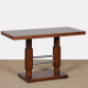 Modernist coffee table in wood and chrome-plated metal, 1930 - 