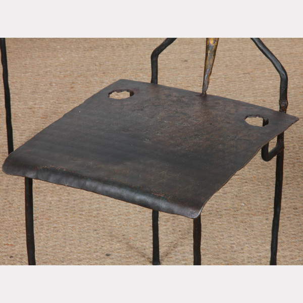 Paire de chaises par Jean-Jacques Argueyrolles, circa 1990 - 