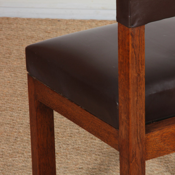 Set of 4 chairs attributed to Emiel Veranneman, 1960 - 