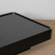 Wood and brass coffee table attributed to Willy Rizzo, 1970 - 