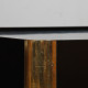 Table basse en bois et laiton attribuée à Willy Rizzo, 1970 - 
